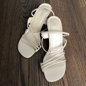 Beige Sandal Heels, Size 7